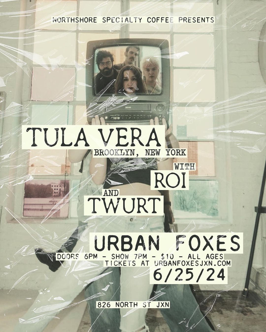 After Hours Concert: Tula Vera w/ Roi & Twurt Chamberlain at Urban Foxes in Jackson MS on 6/25/2024